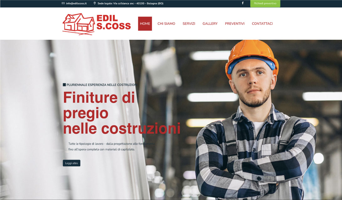 progettazione siti web impresa edile,impresa di ristrutturazioni,impresa di costruzioni e rifacimento tetti a Bologna,realizzazione siti web bologna,grafica siti web,web application,seo,funnel marketing,gestione pagine social